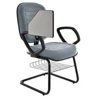 Cadeira Universitária Com Prancheta Linha Blenda Cinza - 2