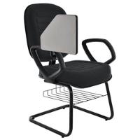 Cadeira Universitária Com Prancheta Linha Blenda Marrom - 2