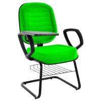 Cadeira Universitária Com Prancheta Linha Blenda Verde - 1