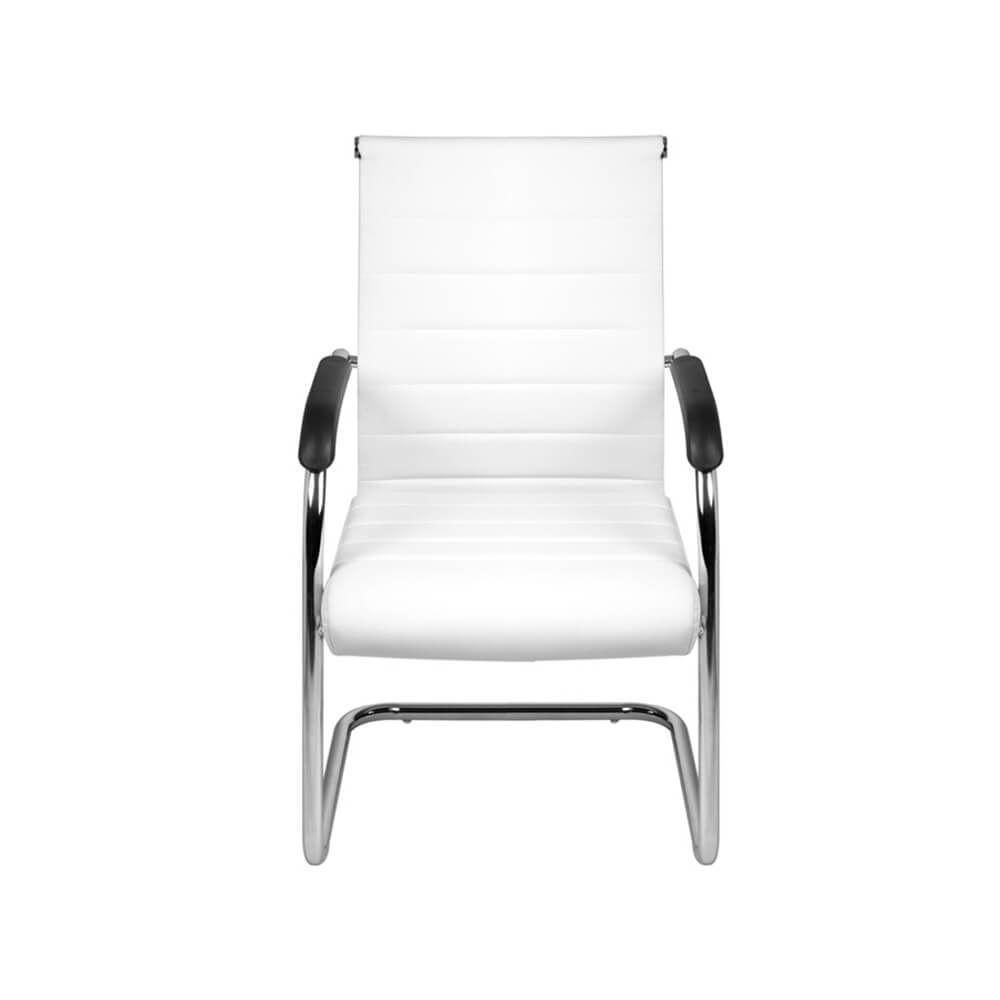 Cadeira De Escritório Florença Fixa Branco - 1