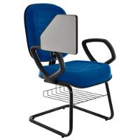 Cadeira Universitária Com Prancheta Linha Blenda Azul. - 2