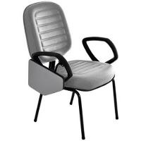 Cadeira Universitária Diretor Gomada Linha Blenda Cinza - 2