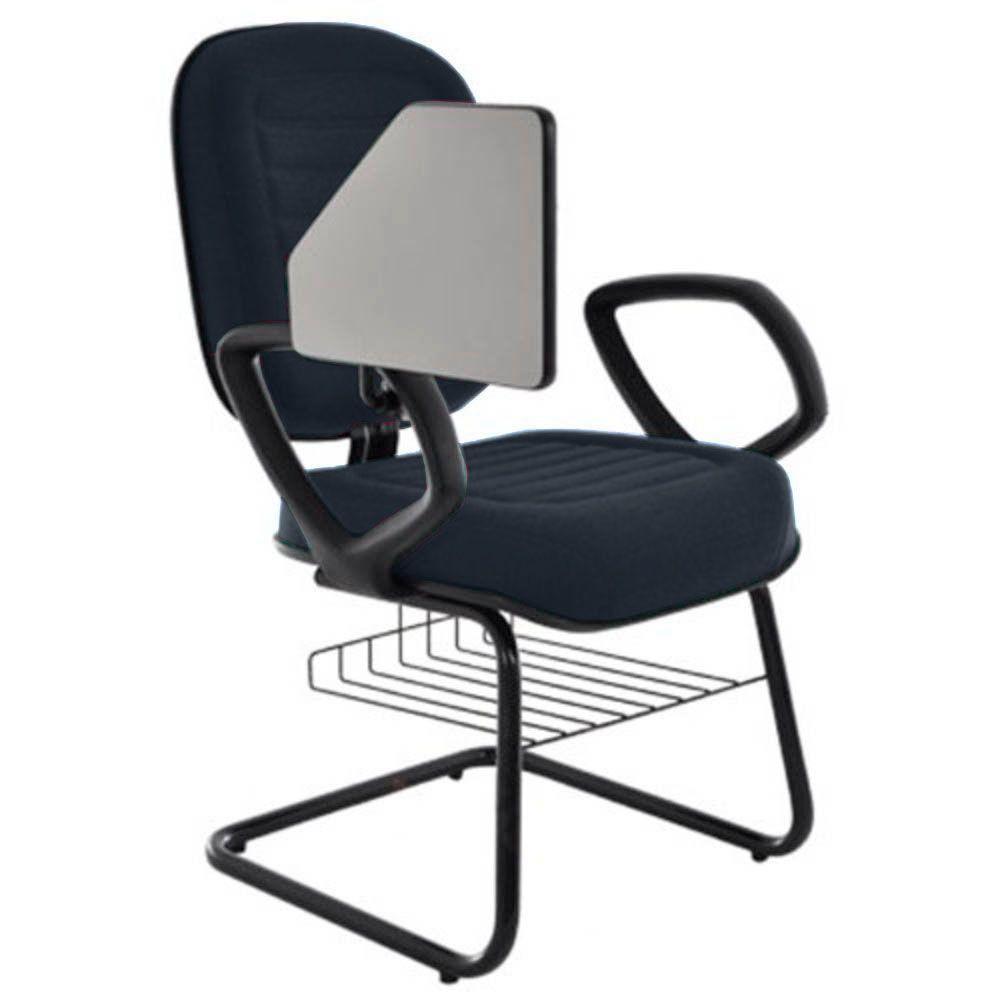 Cadeira Universitária Com Prancheta Linha Blenda Azul - 2