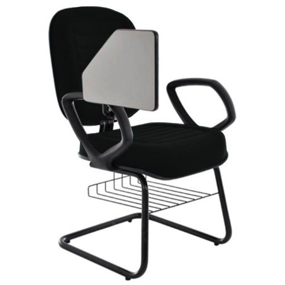 Cadeira Universitária Com Prancheta Linha Blenda Preto - 2