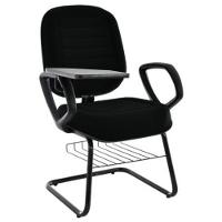 Cadeira Universitária Com Prancheta Linha Blenda Preto - 1