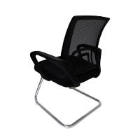 Cadeira De Escritório Detroit Fixa Preto Preto - 2