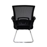 Cadeira De Escritório Detroit Fixa Preto Preto - 3