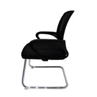 Cadeira De Escritório Detroit Fixa Preto Preto