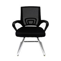 Cadeira De Escritório Detroit Fixa Preto Preto - 5