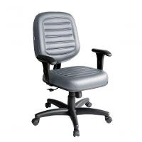 Cadeira Diretor Para Escritório Linha Blenda Cinza - 1