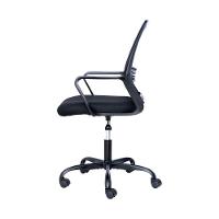 Cadeira Escritório Bhutan Diretor Tela Mesh Preta Giratória