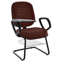 Cadeira Universitária Com Prancheta Linha Blenda Vermelho - 1