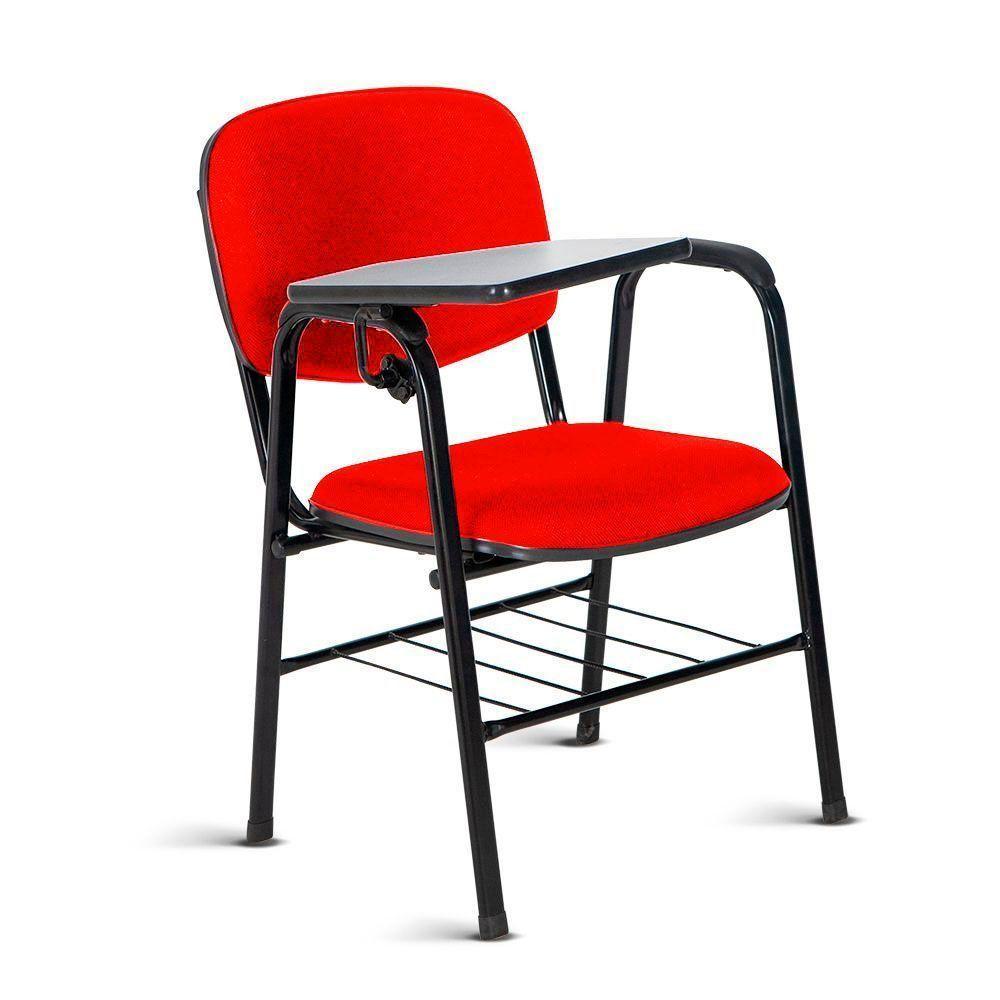 Cadeira Universitária Para Auditórios Linha Hotel Vermelho - 1