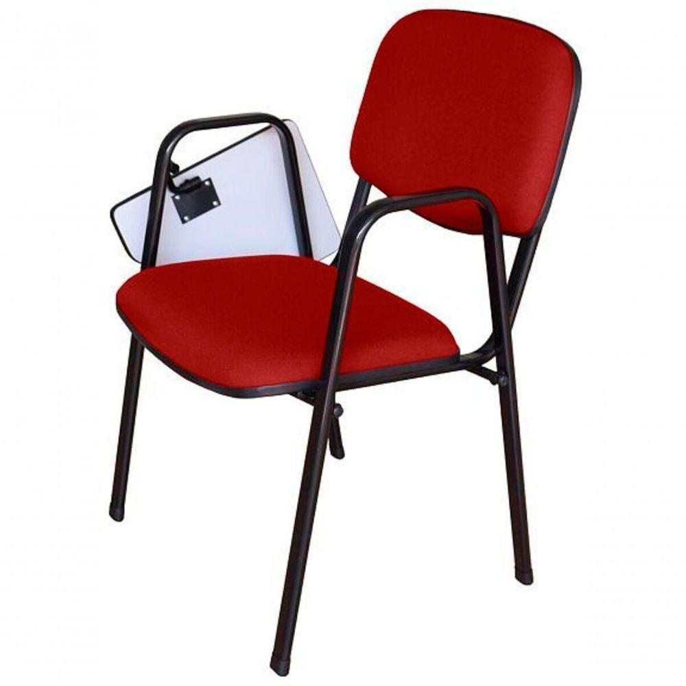 Cadeira Universitária Para Auditórios Linha Hotel Vermelho. - 2