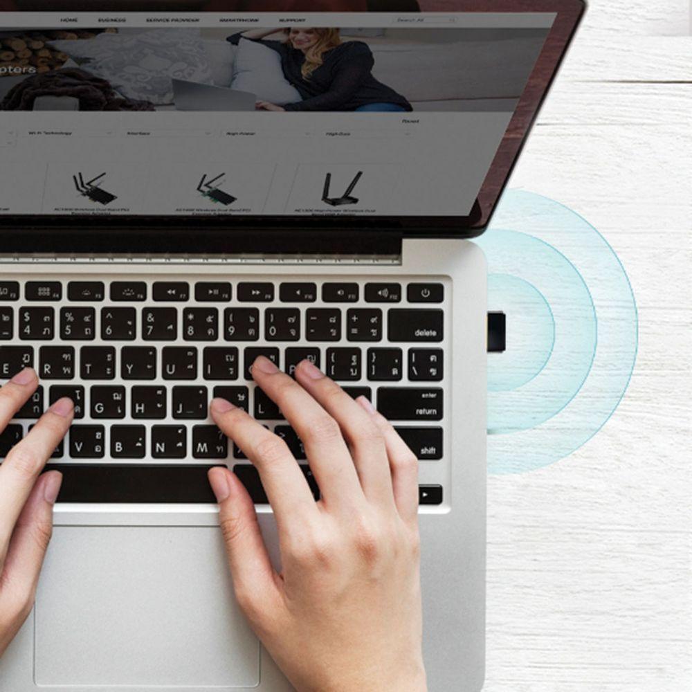 Adaptador Usb Wireless Ac600 Archer Dual Band 2.4Ghz E 5Ghz - 6