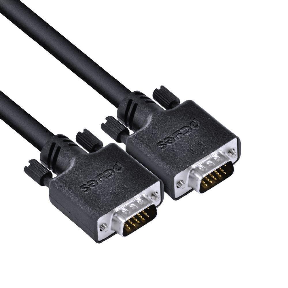Cabo De Vídeo Vga 15 Pinos Macho Para Vga 15 Pinos Macho 28A - 2