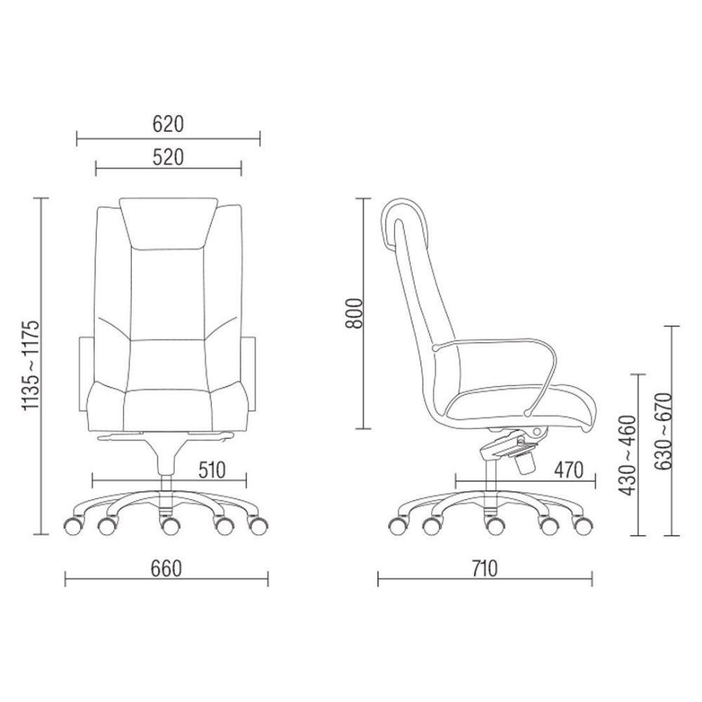 Kit 02 Cadeiras Escritório New Onix F02 Preto - 4