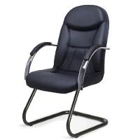 Kit 3 Cadeiras Escritório Day Pretas 1 Giratória E 2 Fixas