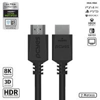 Cabo Hdmi Ultra 2.1 28Awg Puro Cobre 8K 60Hz 2 Metros - Phm8 - 1