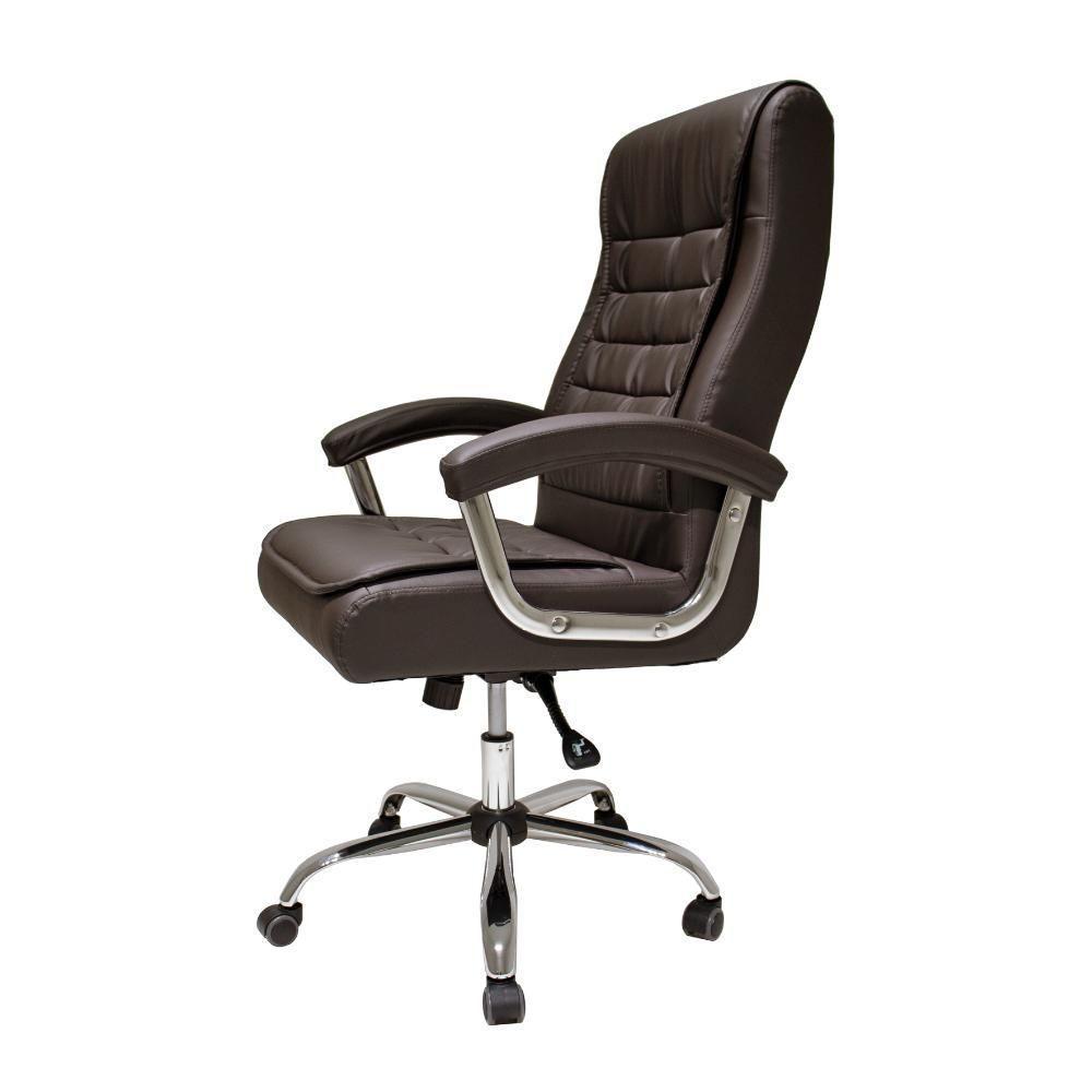 Cadeira De Escritório Presidente Big Com Molas Ensacadas Cinza Cinza - 1