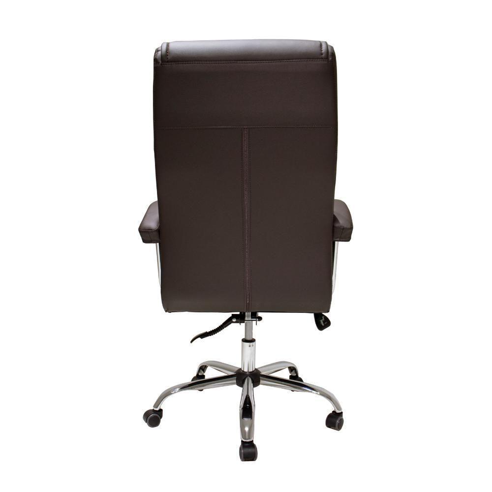 Cadeira De Escritório Presidente Big Com Molas Ensacadas Cinza Cinza - 9