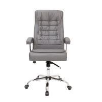 Cadeira De Escritório Presidente Big Com Molas Ensacadas Cinza Cinza - 2