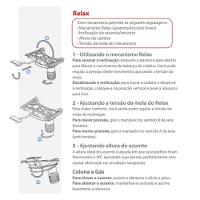 Kit 3 Cadeiras Escritório Day Marrom 1 Giratória E 2 Fixas - 2