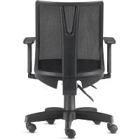 Kit 02 Cadeiras Escritório Addit F02 Crepe Preto - 3