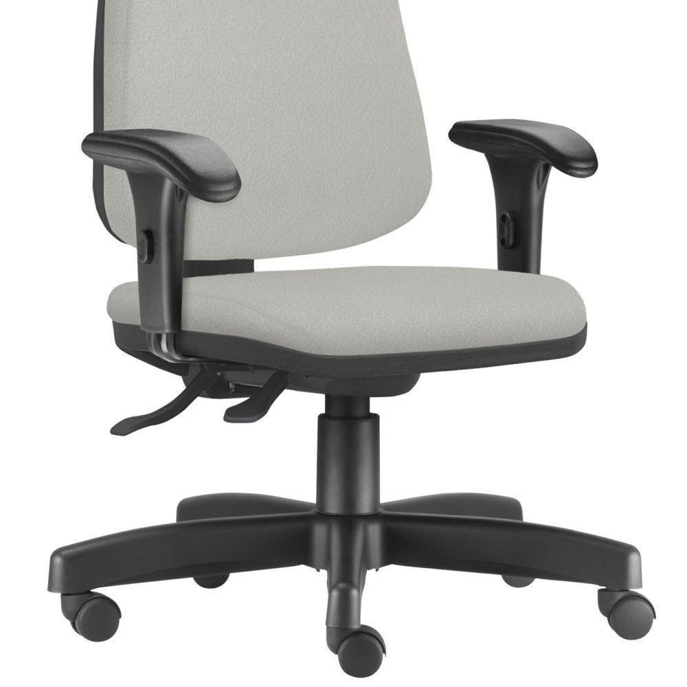 Kit 02 Cadeiras Giratórias Job Diretor Executiva Cinza - 3