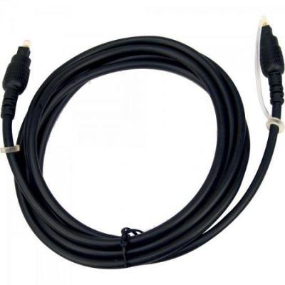 Cabo Fibra Otica Para Audio/video 5 Metros Preto Generico