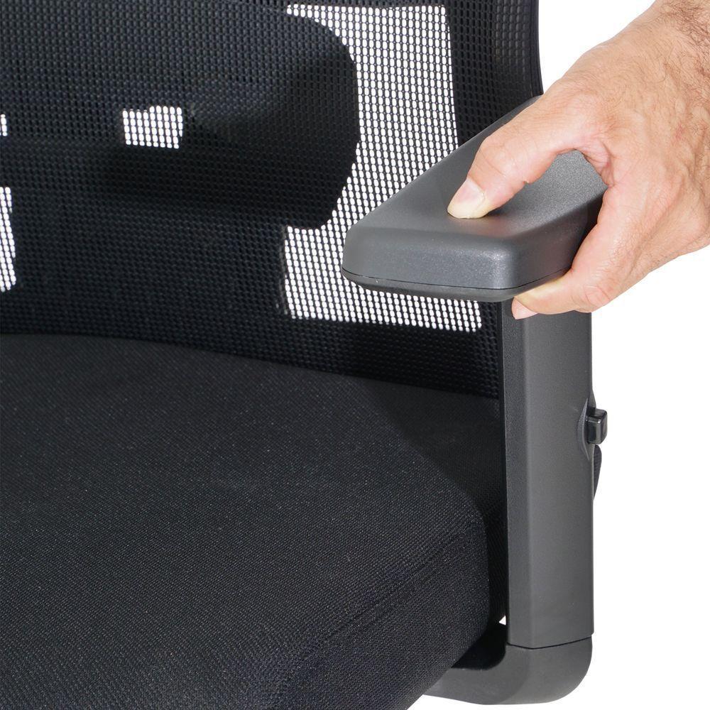 Cadeira De Escritório Diretor Executiva Flex Mesh Waw Design Base Giratória Braço E Altura Ajustável - 5