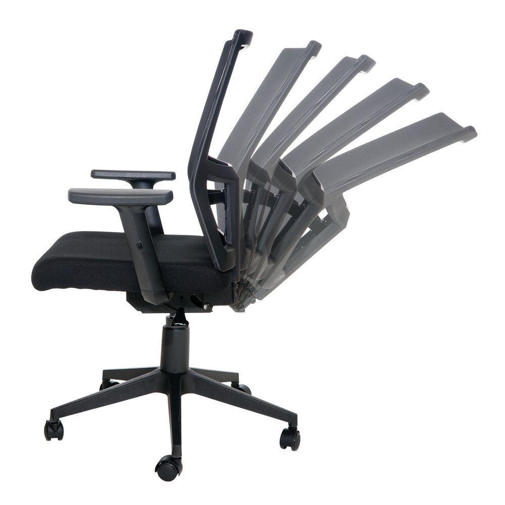 Cadeira De Escritório Diretor Executiva Flex Mesh Waw Design Base Giratória Braço E Altura Ajustável - 7