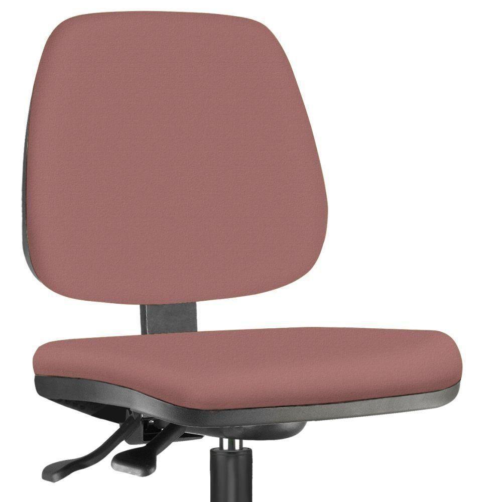 Kit 02 Cadeiras Caixa Alta Giratória Job L02 Suede Rosê - 4