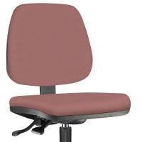 Kit 02 Cadeiras Caixa Alta Giratória Job L02 Suede Rosê