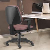 Kit 02 Cadeiras Giratória Job Executiva Escritório Rosê - 7