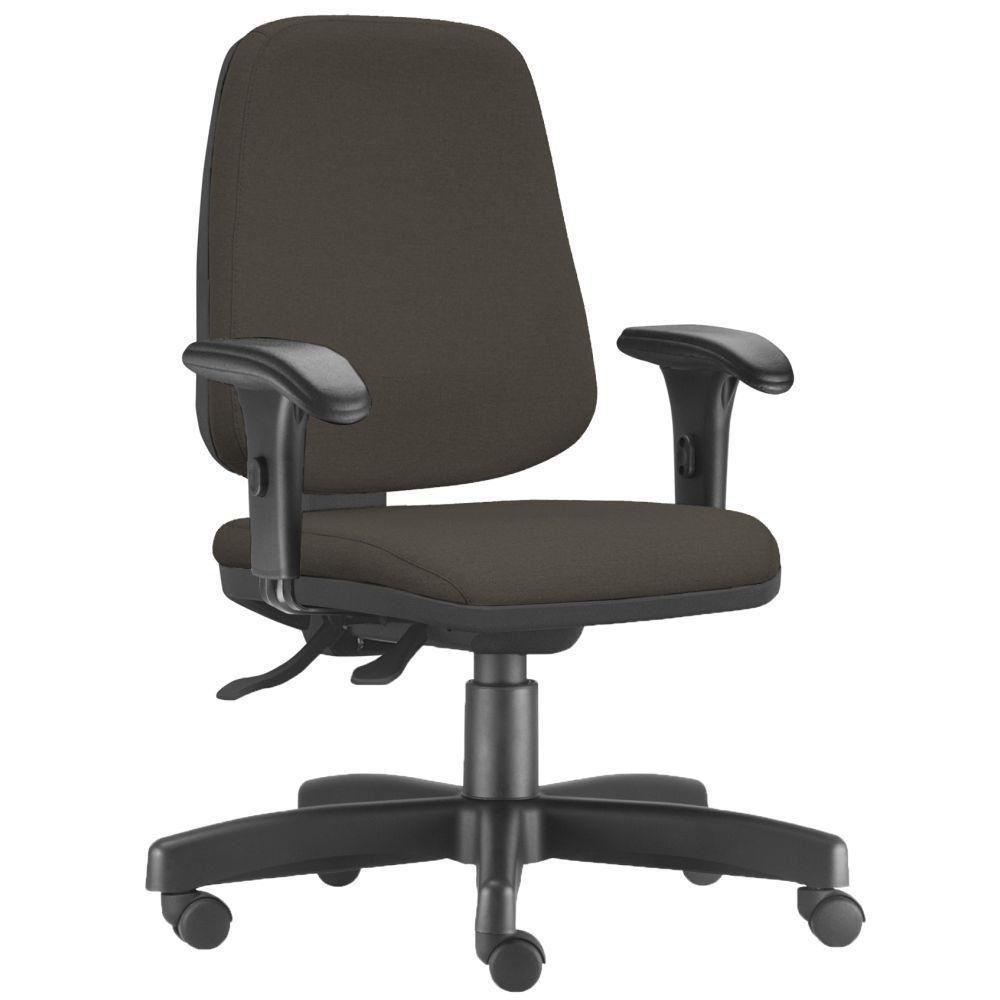 Kit 02 Cadeiras Giratórias Job Diretor Executiva Marrom - 5