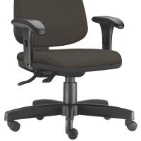 Kit 02 Cadeiras Giratórias Job Diretor Executiva Marrom - 2