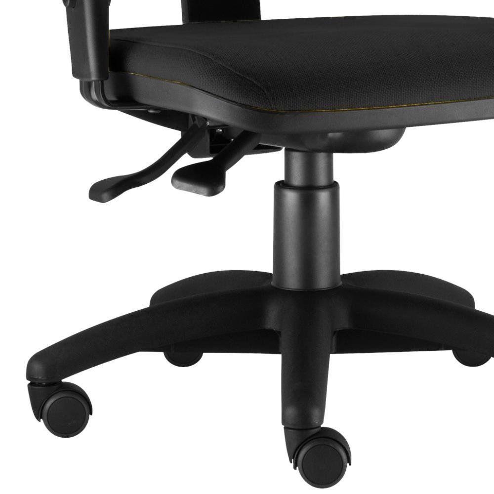 Kit 02 Cadeiras Job L02 Executiva Ergonomica Crepe Preto - 4
