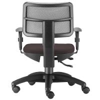 Kit 02 Cadeiras Giratórias Zip Executiva Escritório Marrom - 9