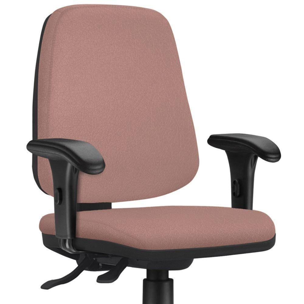 Kit 02 Cadeiras Giratórias Job Diretor Executiva Suede Rosê - 4