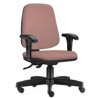 Cadeira Giratória Job L02 Diretor Executiva Suede Rosê - 1