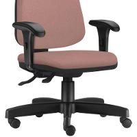 Cadeira Giratória Job L02 Diretor Executiva Suede Rosê - 5