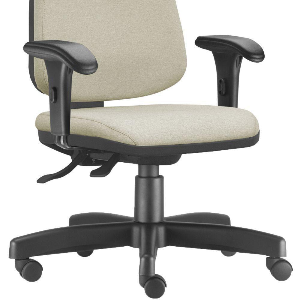 Kit 02 Cadeiras Giratórias Job Diretor Executiva Suede Bege - 2