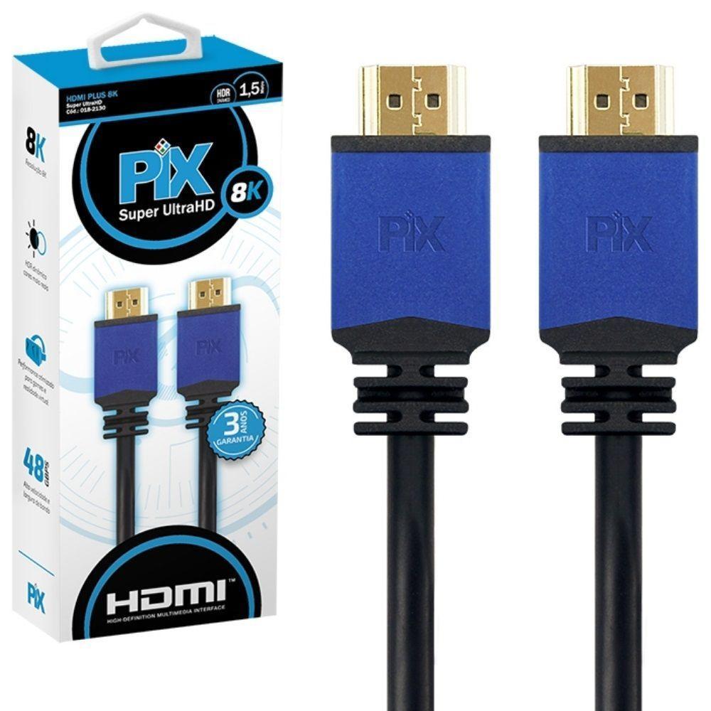 Cabo Hdmi 2.1 8k Hdr 3 Metros Pix - 1