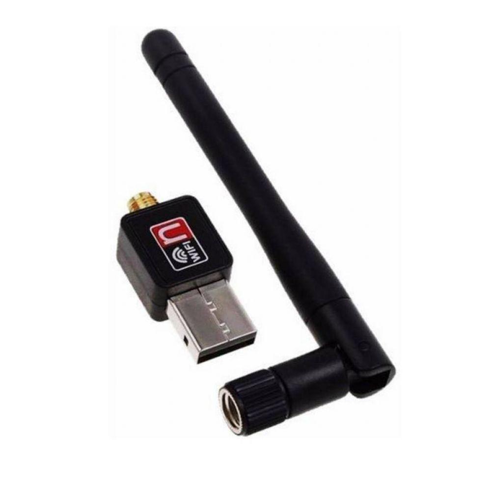 Adaptador De Rede Usb 2.0 Sem Fio 6dbi Wifi Wlan 600 Mbps - 1