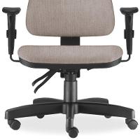 Kit 02 Cadeiras De Escritório Giratória Executiva Bege - 5