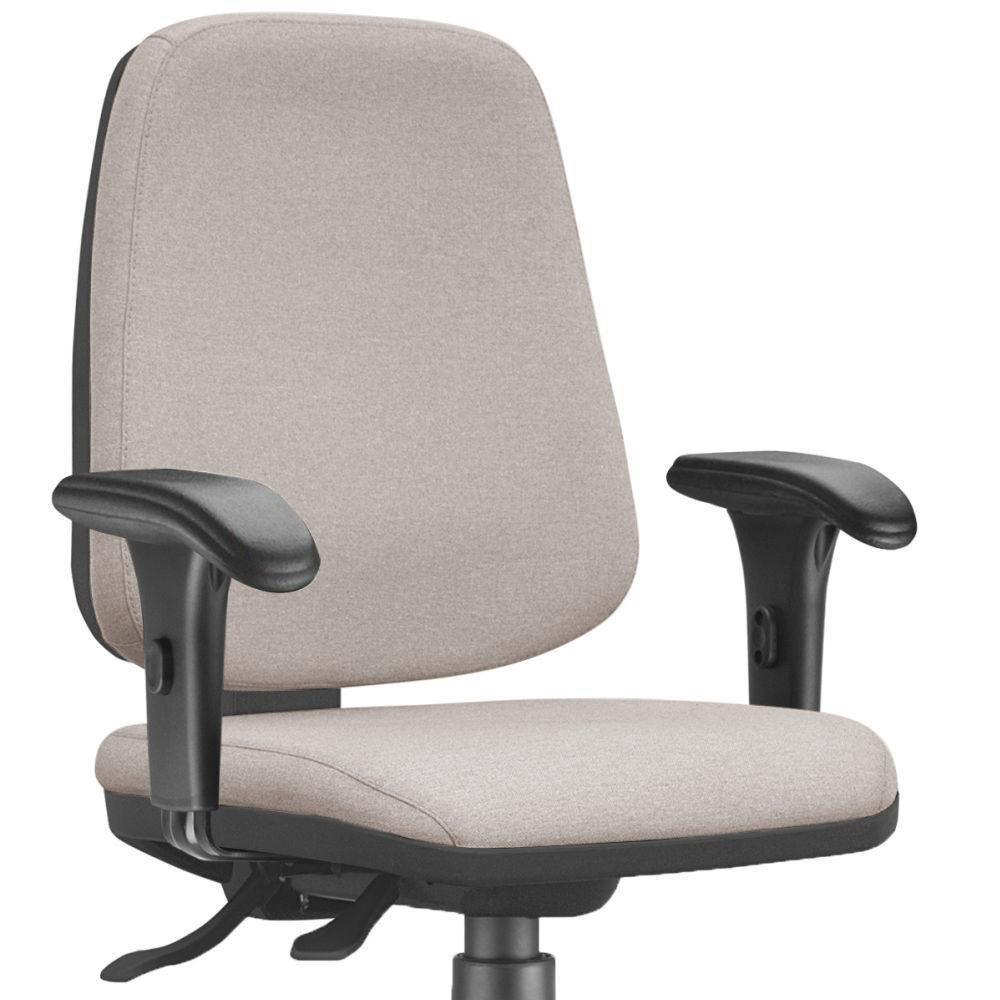 Cadeira Giratória Job L02 Diretor Executiva Linho Bege - 6