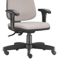 Cadeira Giratória Job L02 Diretor Executiva Linho Bege - 6