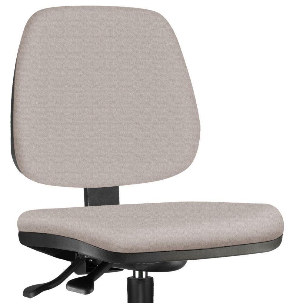 Cadeira Caixa Alta Giratória Job L02 Linho Bege - 4