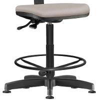 Cadeira Caixa Alta Giratória Job L02 Linho Bege - 5